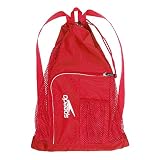 Speedo ユニ 大人用 デラックス換気メッシュバッグ - レッド ワンサイズ