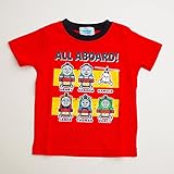 きかんしゃトーマス 半袖Tシャツ 90cm/95cm（56M004） (95cm, レッド)