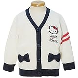 2017年 春物 HELLO KITTY ハローキティ ニットカーディガン アイボリー◇95cm