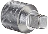 Stahlwille 513 Steel Adaptor, 1/2' Socket x 3/8' Plug, 22.7mm Diameter, 35mm Length [並行輸入品]