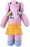 ChunkiChilli Organic Cotton Elephant Soft Toy - Orange Skirt by ChunkiChilli