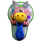 Studyset キュート ベビー キッズ フラシ天 ハンドシェイクベル ラトル サウンド パズル シェーキング 歯固め ガラガラ おもちゃ 子供用 ギフト LXM0402-toyzj-ED77D39