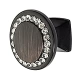 Wisdomストーン4211orb-c Isabel Oil Rubbed Bronze with Clearクリスタルキャビネットノブ、1 – 1 / 4 "