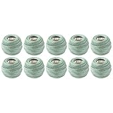 DMC コットンパール 刺繍糸 8番糸 長さ80m 10玉入 #3813 グリーン系 DMC116-8B
