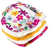 Kushies 5 Pack Reusable Ultra-lite Diapers for Toddlers, Girl by Kushies [並行輸入品]