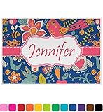 フクロウ& Hedgehogランチョンマット(ラミネート加工) ( Personalized )