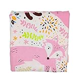 フォックス新生児赤ちゃんBassinetソフトおくるみ暖かいブランケットストライプPolar Fleece Sleeping