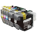 LC3119 (PGBK×2/C/M/Y) 5本セット 顔料ブラック Brother用 ブラザー互換インクカートリッジ 残量表示付き 最新型ICチップ付き QR WEB説明書 A.I.S製品
