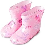 子供用　ながぐつ　レインブーツ　長靴　男の子　女の子　ベビー　キッズ 雨　傘 (15cm, リボン)