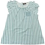 【H28年春夏物】 nico hrat(ニコフラート) 製品洗い加工済み 綿レーヨン天竺ストライプチュニック 120cm/BL NO.B-260112