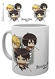 第二期放送記念 進撃の巨人 シンゲキノキョジン - SEASON 2 Chibi Trio / マグカップ 【公式 / オフィシャル】