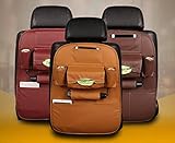 車のシート収納袋吊り袋カーシートバックバッグ車製品多機能車両収納ボックスカースタイリング-Beige