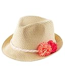 カーターズ Carter's ベビー 帽子 Pom Pom Floral Fedora 0-9M (55-72cm) & モスリン ウォッシュタオル付き