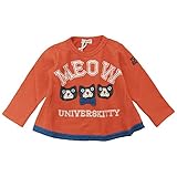 【秋冬物】 CHILD CHAMP(チャイルド チャンプ) スラブ裏毛3匹のネコトレーナー 95cm /OR NO.C-86153105