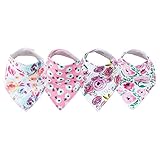 [ コッパーパール ] Copper Pearl スタイ バンダナ ビブ 4枚セット よだれかけ お食事エプロン Bloom Set ブルーム X001BTSYUX よだれカバー セット 赤ちゃん ベ