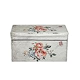 sunneed 収納付きスツール ワイドプーフ ローズ PF-72RZ