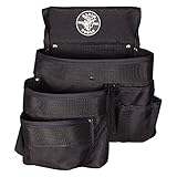 Klein Tools 5700 PowerLine 9-Pocket Tool Pouch, Black Nylon [並行輸入品]