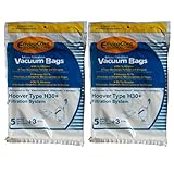 10 Hoover Telios, Arianne H30+ Allergy Vacuum Bags + filters, Portable Canister, Runabout Vacuum Cle