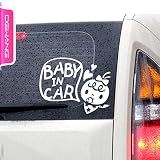 DEAWANG BABY IN CAR 個性派デザイン (哺乳瓶の乳首の女の子)