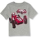 ザ・チルドレンズプレイス THE CHILDREN'S PLACE/ ショートスリーブペイントレースカーグラフィックティ スモーケブ10 トップス半袖Tシャツ 4歳【並行輸入】