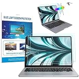 LuFiYa 【2セット】Macbook Air 13.6インチ M4 / M3 / M2用 保護フィルム ブルーライトカット フィルター ライトカット 紫外線カット 目の疲れ軽減 高透過率 アンチグレア 反射低減 映り込み防止 フィルム MacBook Air M2 2022/MacBook Air M3 2024/MacBook Air M4 2025 13.6インチフィルム