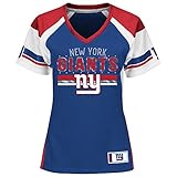 ニューヨーク・ジャイアンツNFLドラフトMeレディースVネックラグラン半袖Tシャツ L