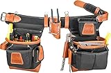 Occidental Leather 9850LH Adjust-to-Fit Fat Lip Tool Belt Set, Left Hand, Black [並行輸入品]
