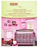Simply Baby Hugs & Kisses 4-Piece Crib Bedding Set by Nojo - Girl by NoJo