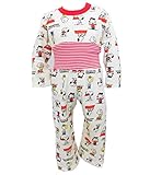 SNOOPY スヌーピー ベビー服 長袖 腹巻付きパジャマ 総柄 裏起毛 90cm