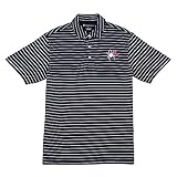 NCAA Richmond SpidersメンズTurnerクラシックストライプポロ、スモール、クラシックネイビー