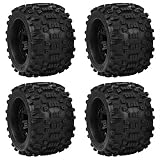 RCカーホイールタイヤ、1763g 170x103mm 4Pcs RCタイヤ、1/8モデルカーRCアクセサリー用