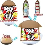 goodokay 4ピースベビー幼児ソフトトイ[ Bee and Ladybug ]動物手首ラトルと足Finder Developmental Soft Toy Set with Baby Cotto