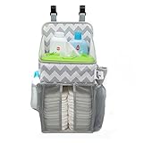 Playard Hangingおむつキャディオーガナイザー新生児のEssentials、ストアローション、Wet Wipes |新しい更新2018 – Fit For Hanging OnすべてPla