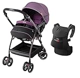 アップリカ　オプティア プレミアム パープル PP + コランCTS BK