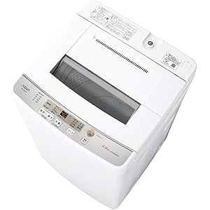 AQW-S60H-W(ホワイト) 全自動洗濯機 上開き 洗濯6kg 風乾燥