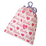 ＢＡＢＹ巾着・【 サイズS・小 ★バニラ】 (ピンク×ピンク)