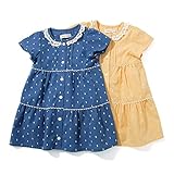 Biquette Club ワンピース(80～130cm)キムラタンの子供服 ブルー 90 (10249x10449-152)