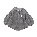 Burning Go ベビー服 カーディガン セーター 厚手 綿 ベビールームウェア 普段着 カジュアル 女の子 冬