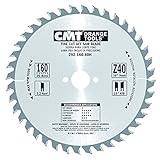 CMT 292.160.40H Fine Cut-Off Saw Blade and 160mm 6-5/16-Inch by 40 Teeth 15-Degree ATB with 20mm Bor