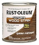 Rust-Oleum 260371 Ultimate Wood Stain, Half Pint, Golden Mahogany [並行輸入品]