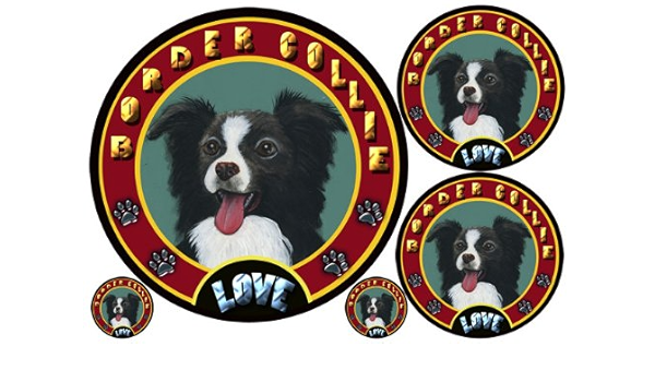 Amazon Co Jp 犬ステッカー ボーダー コリー2 シール おもちゃ