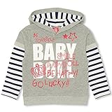 BABYDOLL（ベビードール） ボーダーレイヤードパーカー 子供服 ベビー 110cm グレー