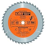 CMT 251.040.08 ITK Industrial Finish Saw Blade, 8-8-1/4-Inch x 40 Teeth 1FTG+4ATB Grind with 5/8-Inc
