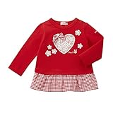 ミキハウス ホットビスケッツ (MIKIHOUSE HOT BISCUITS) 女児　長袖 Ｔシャツ 73-5207-268 80cm 赤