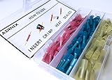 AIRNIX 125 Piece Insulated Heat Shrink Butt Connectors 10-22 AWG Set [並行輸入品]