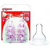 Pigeon Silicone peristaltic nipples Size S / Pack 6