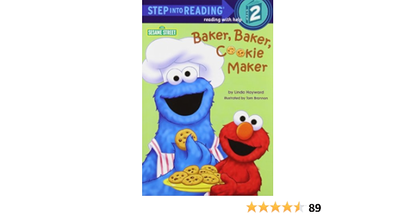 Baker Baker Cookie Maker Sesame Street Step Into Reading Hayward Linda Brannon Tom 本 通販 Amazon