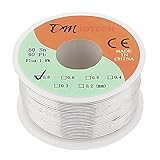 uxcell ハンダ リール 糸ハンダ 0.8mm 150G 60/40 ロジンコア 錫リード ロール