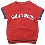 《H28年夏物》 nico hrat(ニコフラート) 製品洗い加工済み 天竺HOLLYWOOD半袖Tシャツ 95cm /RE NO.B-260141