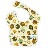 バンキンス スーパービブ/スタイ 洗濯機でも洗える お食事用防水ビブ 6~24ヶ月 Forest Friends(ベージュ) S-898